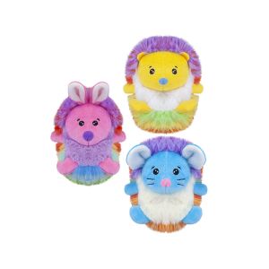 Plüss állat szivárvány színû 10cm 3 féle
