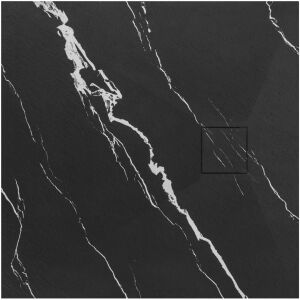 Duschtasse Magnum CARRARA BLACK 90x90