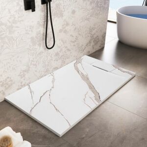Duschtasse Bazalt CARRARA WHITE 90x120