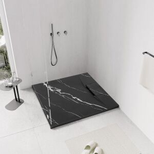 Duschtasse Bazalt CARRARA BLACK 90x90
