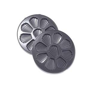 TOO HOT! AP-305B-SHP doska do gofrovania WM-304W-850W, nepriľnavý povrch, ľahko sa čistí, robí 10 gofier v tvare mušle - Varné kanvice, Sendvičovače, Stolné mixéry, Hriankovače a Odšťavovače a lisy