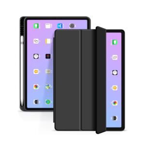 Husă Tech-Protect SC Pen Neagră iPad Air 10.9 2020-2022 / 11 2024 cu suport pentru creion - Tech-Protect