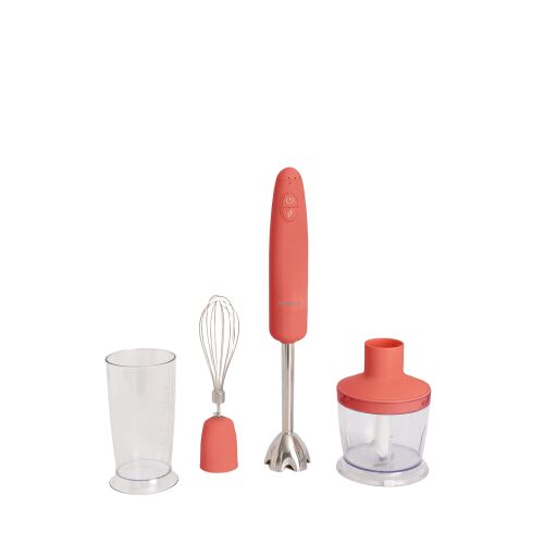 CREATE Fullmix Retro 3 az 1-ben botmixer, terrakotta színben, aprítóval, turmixgéppel és habverővel