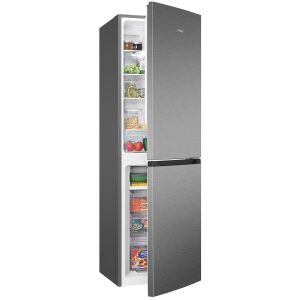 Bomann KG7360IX 247 liter rozsdamentes acél hűtőkombináció alulfagyasztóval - Bomann