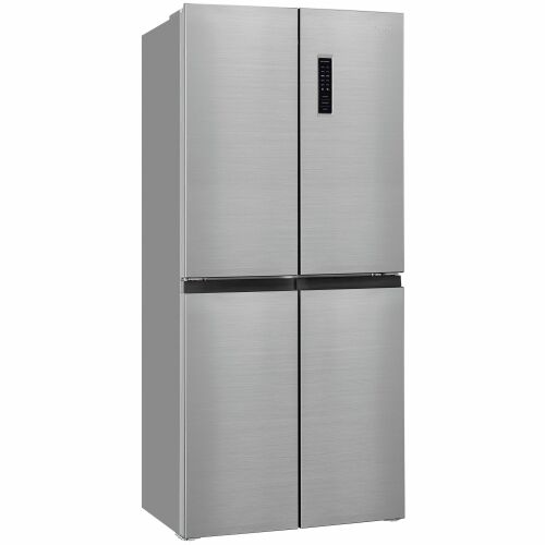 Exquisit side by side hűtőszekrény, rozsdamentes acél