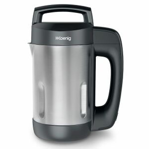 H.Koenig fűtött turmixgép, levesfőző, 1,1 literes űrtartalom, 3 turmixprogram, turmixokhoz/italokhoz is ideális, 100°C-ig melegíthető, rozsdamentes acél pengék, könnyen tisztítható, rozsdamen