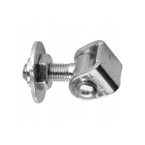 Balama reglabila zincata M12 cu placa de fixare rotunda pentru porti batante diametru 40 mm 121547917 - Fixator