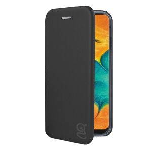 Borító Oppo A12s-hez - könyv típusú, mágneses záródású, Gekko Elegance - FEKETE