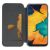 Gekko Elegance flip tok Samsung Galaxy S20 Plus telefonhoz kártyatartóval, a telefon látható benne
