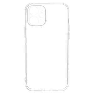 Tiszta iPhone 12 tok, Ultra vékony, szilikon gél, kamera kivágásokkal, 0,3 mm, Gekko, Átlátszó - Gekko