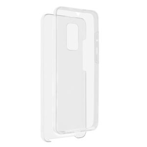 Husa pentru Samsung A51 - 360° Full Body (Fata+Spate) - silicon+plastic - Transparenta - Gekko Mobile
