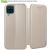 Gekko Elegance Arany Flip Tok Samsung A12-hez, hátsó nézet