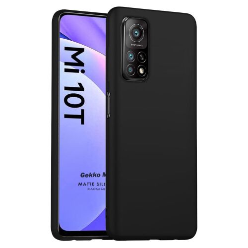 Fekete Xiaomi Mi 10T 5G szilikon telefontok, iShield® márka - Telefontok