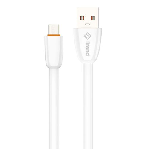 iTrend Micro USB töltő és adatkábel, fehér, 1 méter