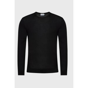 Czarny sweter Calvin Klein z długim rękawem dla mężczyzn, widok z góry - Calvin Klein