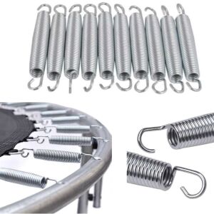 Trampoline Springs, 160mm, 10 Pack, Replacement Springs for Trampoline, Galvanized Steel Springs, Durable and Weather Resistant - Trampoline Part