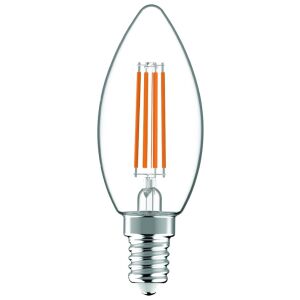 Avide LED Filament žiarovka sviečka, E14, 4.9W, 2700K, 806 Lumen, Teplá biela - Avide Žiarovky