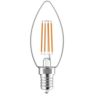 Avide LED Filament Sviečka, E14, 6.5W, 2700K, Teplá Biela, 806 Lumen - Avide Žiarovky