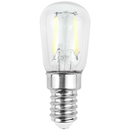 Avide LED Filament T26 2W E14 NW 4000K Glühbirne, klares Glas, kleine Größe