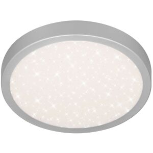 Avide Pandora V2 LED mennyezeti lámpa csillagos mintával, ezüst, 15W, 4000K - Mennyezeti lámpa