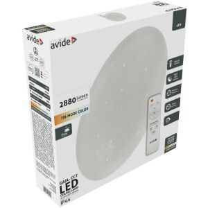 Avide Gaia 48W CCT LED Lampa sufitowa, trójkolorowa, 2880 lumenów, IP44 - Lampy i oświetlenie