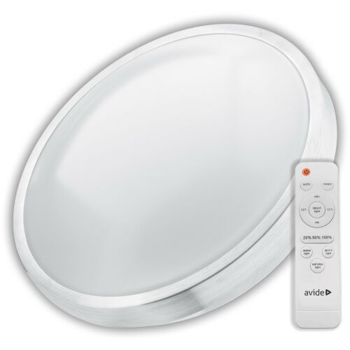 Avide Pandora-CCT LED Deckenleuchte, 48W, neutralweiß, Fernbedienung, 20%, 50%, 100% Helligkeit