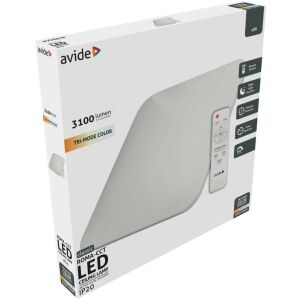 Avide Roma-CCT Classic LED Deckenleuchte, 48W, 3100 Lumen, Tri-Mode Farbe, mit Fernbedienung - Deckenleuchten