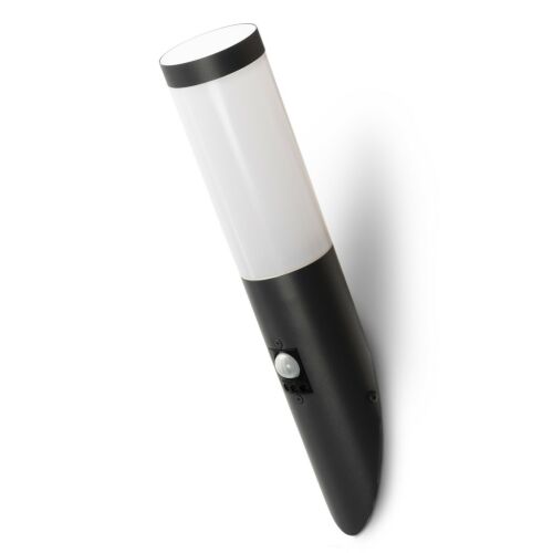 Lampa de perete exterior Avide Boca cu senzor de mișcare, negru