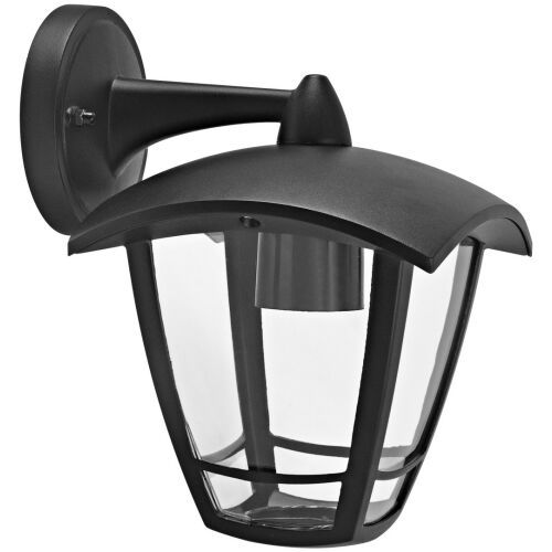 Avide Aria-D lampa ścienna zewnętrzna, czarna, IP44
