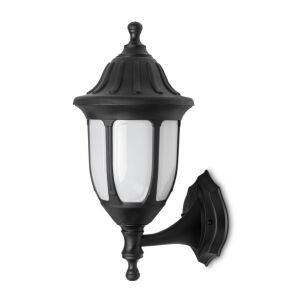 Avide Mateo-U Lampă de Perete Exterior Neagră, E27 IP44 - Lămpi de perete pentru exterior