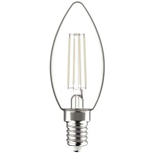 Avide LED Filament Svietidlo, E14, 6.5W, 4000K, 806 Lumen, Biely Filament - Avide Žiarovky