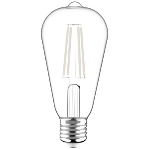 Avide LED žiarovka Filament Globe, ST64, 8.5W, E27, teplá biela, 2700K