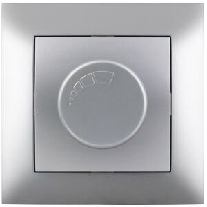 Entac Arnold nástenný vstavaný vypínač so stmievačom max.200W Silver 121558805 - Ovládače intenzity osvetleniaim&Dimery