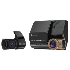 Navitel RS990 GPS menetrögzítő kamera hátsó kamerával, 4K UltraHD videófelvétel, 160 fokos széles látószögű lencse, Night Vision Pro, ADAS rendszer, GPS, WiFi, 3 hüvelykes IPS képernyő, 512 GB-os MicroSD kártya támogatás - Navitel
