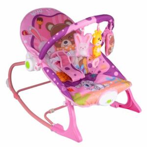 Csomagolássérült! - MalPlay rezgő-zenélő Pihenőszék #rózsaszín