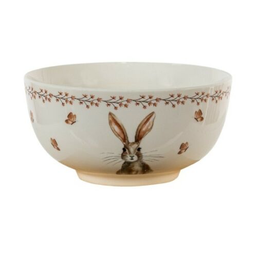 CLEEF.REBBO Porcelán tálka 14cm nyuszis,Rustic Easter Bunny 121566452