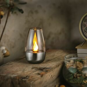 Bewello Garden of Eden szolár gyertya lámpa láng effektussal, meleg fehér LED, dekoratív világítás - Bewello