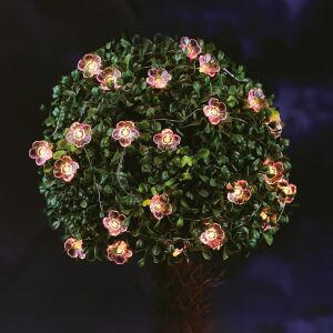 Bewello Garden of Eden virágos szolár fényfüzér bokrot díszítve - Bewello