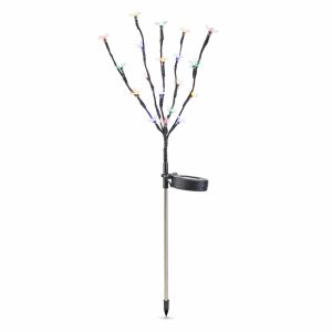 Bewello Garden of Eden Napelemes virág lámpa, 20 LED, leszúrható lámpa fehér háttérrel - Bewello