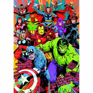 Marvel Avengers Comic-Stil 1000 Teile Puzzle - Trefl Puzzle