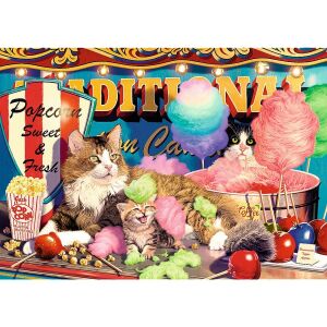 Mačke sa šećernom vunom, Trefl Édesszájú állatok puzzle detalj - Puzzle