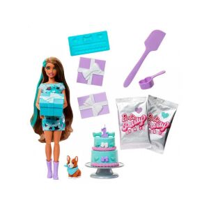 Кукла Barbie Party Reveal с Корги, торта и аксесоари - Mattel
