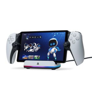 PowerA Lumectra, stanica za punjenje, PlayStation Portal, crno-bijela, stanica za punjenje konzole 121572935 - PowerA