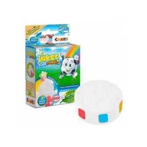 Veganska bomba za kupanje Craze Inkee u obliku nogometne lopte s mirisom kokica i šarenom pjenom, pakirana i raspakirana - Flair Toys