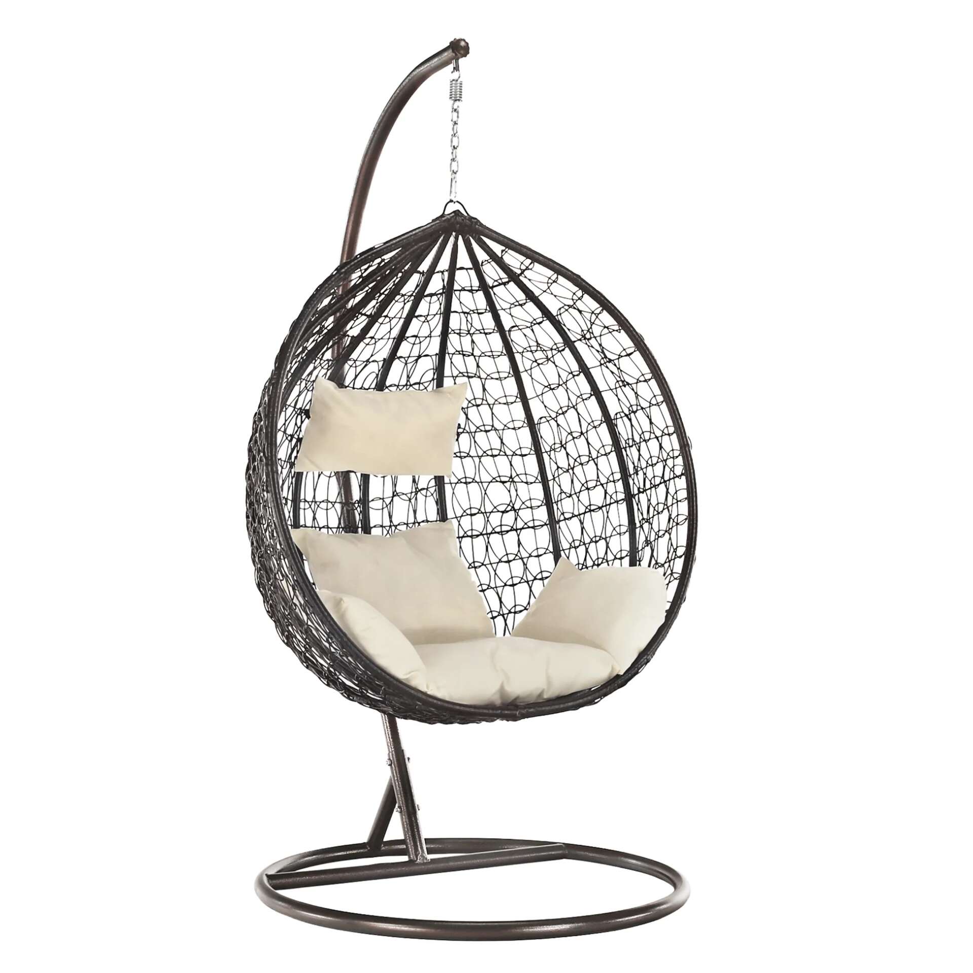 Pepita nagyméretű kerti Függőfotel párnákkal XL - egyszemélyes -...