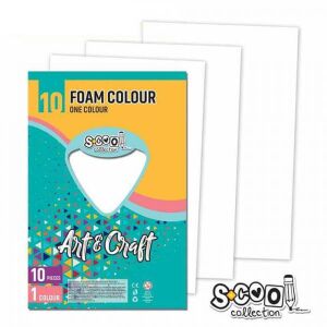 Art &, Craft dekorgumi hab lapok A4 10 ív - fehér 121576979 - Dekorgumi