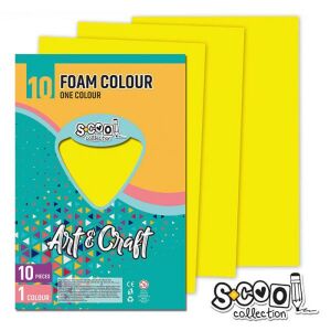 Art &, Craft dekorgumi hab lapok A4 10 ív - sárga 121576982 - Dekorgumi