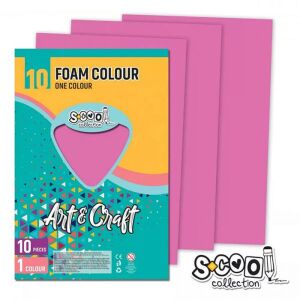 Art &, Craft dekorgumi hab lapok A4 10 ív - rózsaszín 121576986 - Dekorgumi