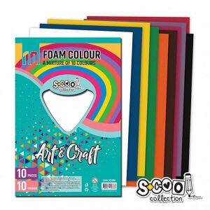 Farbige Moosgummi-Blätter - A4, 10 Stück 121576987 - Kunst & Hobby