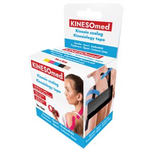 KINESOMED Kinesio tape (szalag) 5cmx5m fekete 121577612 - Ízületi rögzítő